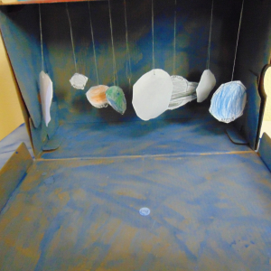 Planeten an Schnüren